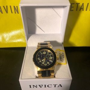 INVICTA - Mens 6142 gold plated watch